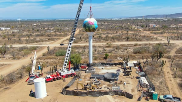 Milena Quiroga fortalece el abasto de agua en La Paz con avance de tanque elevado en La Pasión