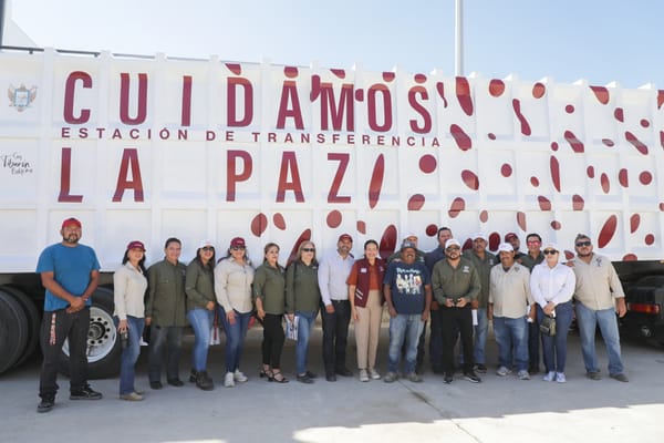 En La Paz sí cumplimos: con la visión de Claudia Sheinbaum, Milena Quiroga pone en marcha la única estación de transferencia de residuos del noroeste de México