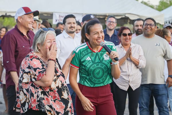 Anuncia Milena Quiroga transformación del campo de fútbol en colonia Márquez de León