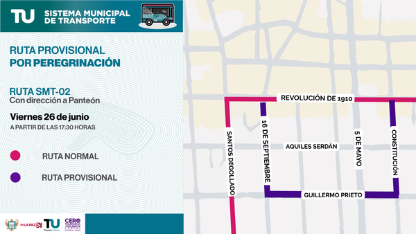 Anuncian cierres viales a partir de este viernes en la tarde