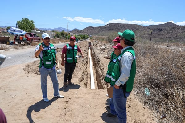 Gobierno Municipal y OOMSAPAS avanzan con nuevas obras del Plan “Más Agua para La Paz”