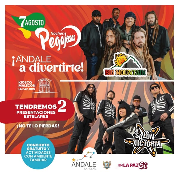 Noches Pegajosas en el Malecón de La Paz con música, ciencia y cultura